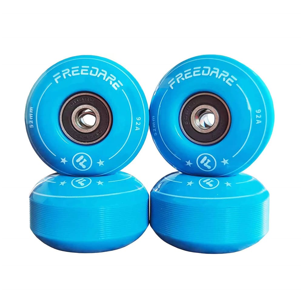 Freedare Skateboard Wheels Blue 52mm/92A