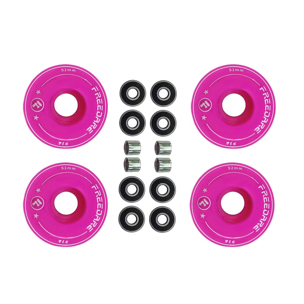 Freedare Skateboard Wheels Purple 52mm/92A