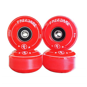 Freedare Skateboard Wheels Red 52mm/92A