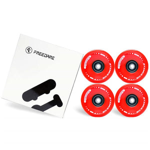 Freedare Skateboard Wheels Red 70mm/83A