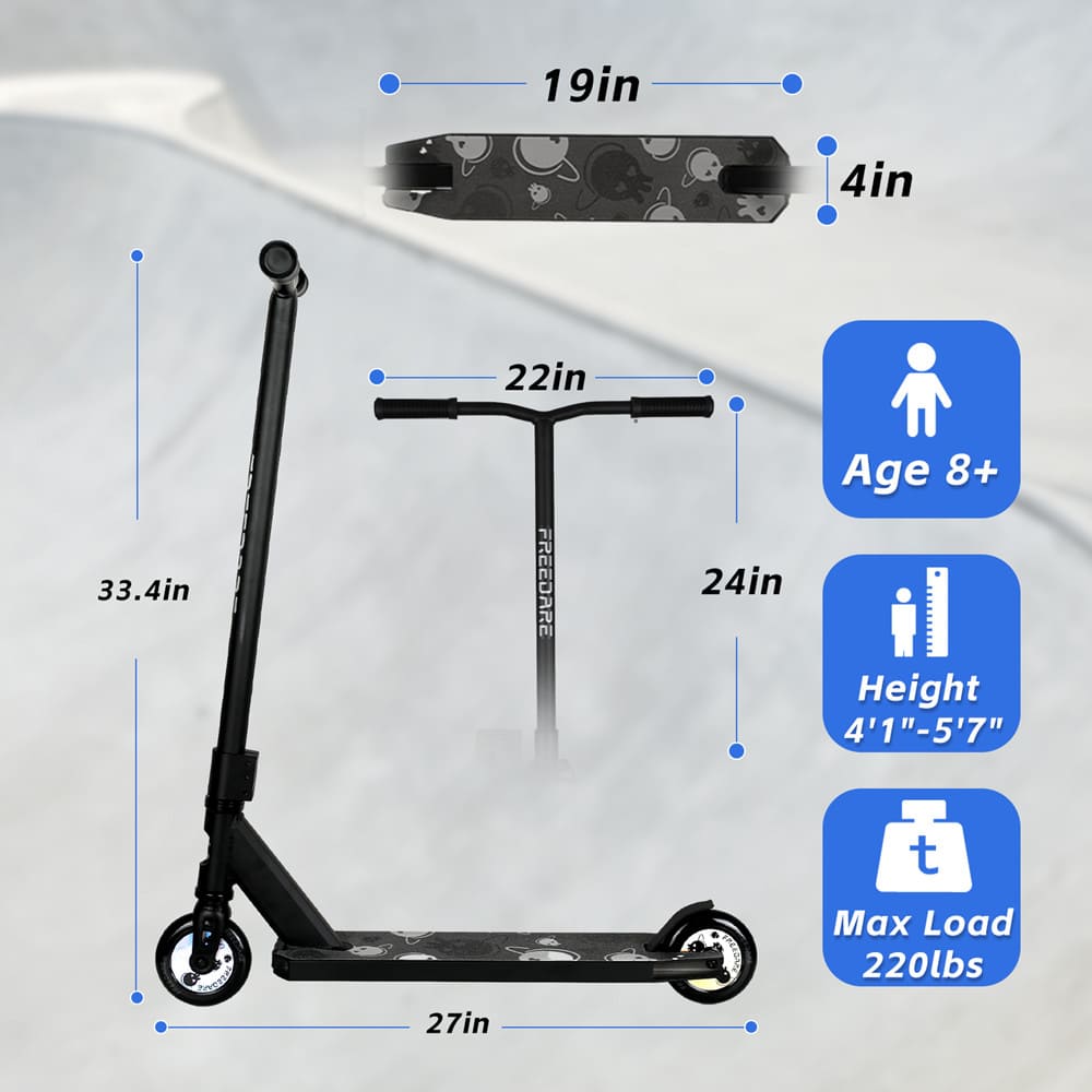 Freedare JB-3 Pro Scooter Black