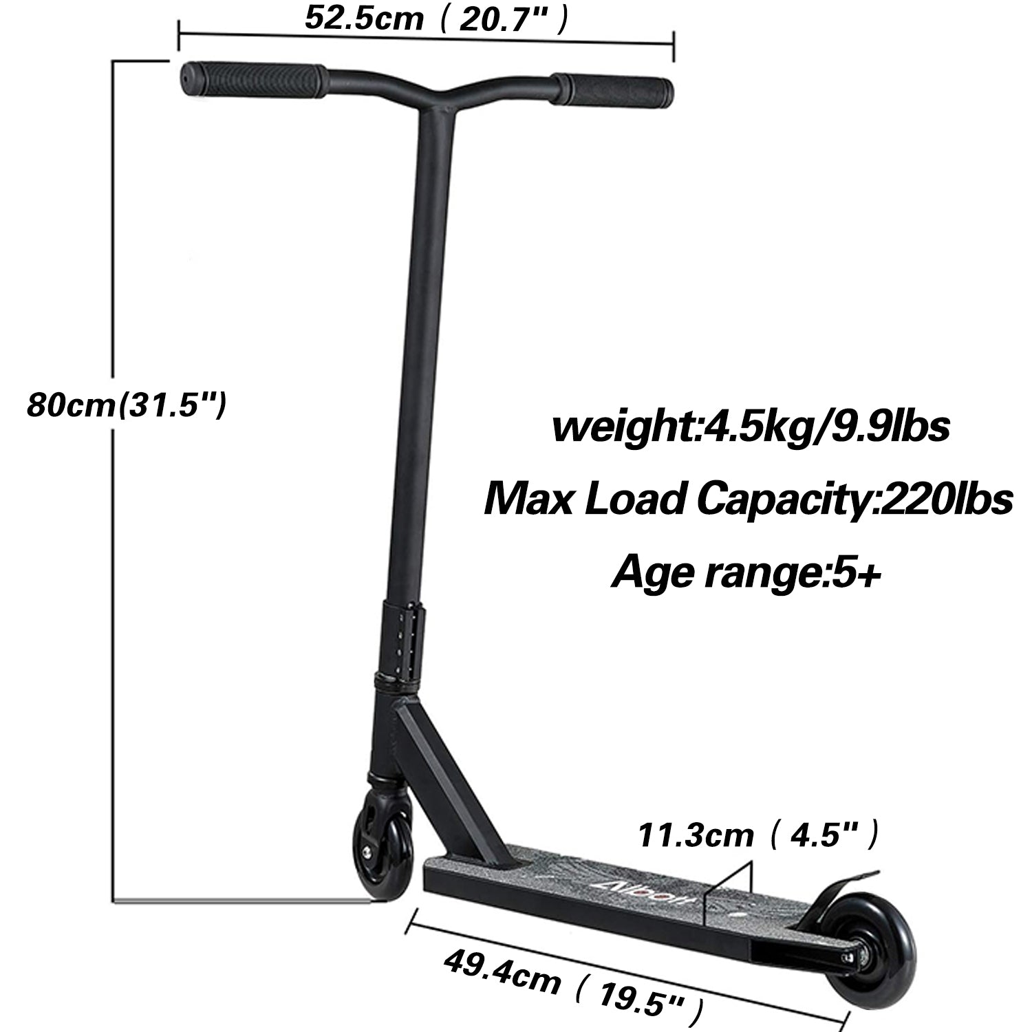 JB290A Stunt Scooter Black