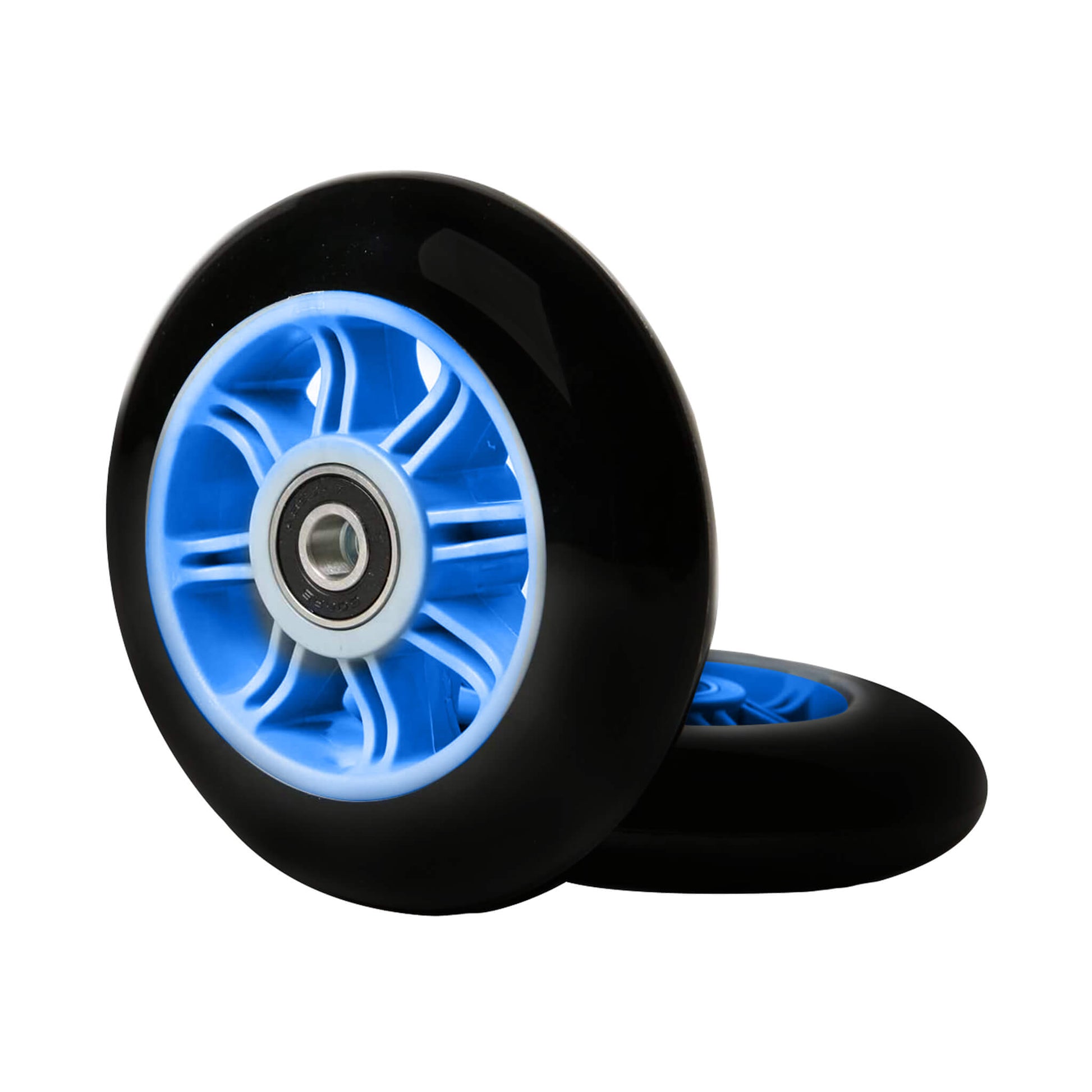 Freedare Blue 100mm Replacement Scooter Wheels（Set of 2）